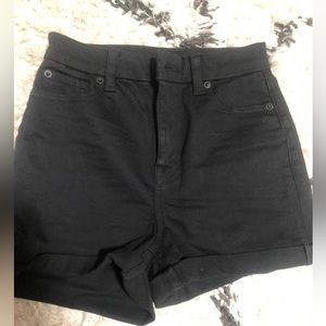 American eagle black shorts
